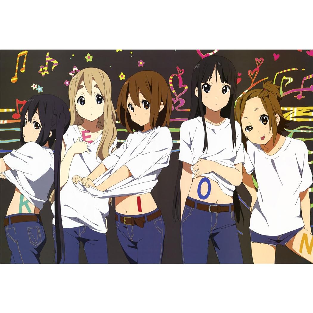 いらすやん K ON Anime 1 Poster On Silk - 891C52 : Amazon.ca: Home